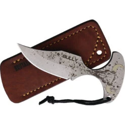 N.C. Custom Bully Push Dagger Stonewash Aus-8 Fixed Blade Knife C021 -Elite Knives Shop NCC021 add 02