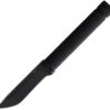 Panacea X FireFly Black D2 Steel Tanto Grind Fixed Blade Neck Knife 001