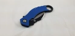 QSP Eagle Blue Folding Hawkbill Karambit Knife 120d -Elite Knives Shop QS120D add 06
