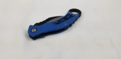 QSP Eagle Blue Folding Hawkbill Karambit Knife 120d -Elite Knives Shop QS120D add 07