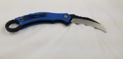 QSP Eagle Blue Folding Hawkbill Karambit Knife 120d -Elite Knives Shop QS120D add 10