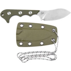 QSP Neckmuk Green G10 Neck Knife + Sheath 125c 14 QSP Neckmuk Green G10 Neck Knife + Sheath 125c -Elite Knives Shop QS125C add 02 81d1c01d 9302 4249 80c9 8b9faf5d6b5c