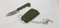 QSP Neckmuk Green G10 Neck Knife + Sheath 125c 19 QSP Neckmuk Green G10 Neck Knife + Sheath 125c -Elite Knives Shop QS125C add 07
