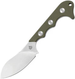 QSP Neckmuk Green G10 Neck Knife + Sheath 125c
