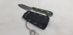 QSP Knives Neckmuk Green Micarta D2 Steel Fixed Blade Neck Knife W/ Sheath 125F 19 QSP Knives Neckmuk Green Micarta D2 Steel Fixed Blade Neck Knife W/ Sheath 125F -Elite Knives Shop QS125F add 07 8470ba78 d7ee 4611 b106 f05fb7fdc8c8