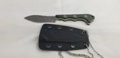 QSP Knives Neckmuk Green Micarta D2 Steel Fixed Blade Neck Knife W/ Sheath 125F 23 QSP Knives Neckmuk Green Micarta D2 Steel Fixed Blade Neck Knife W/ Sheath 125F -Elite Knives Shop QS125F add 11 fc74e7b1 4df7 4dad 94b7 5ad240c6ee23