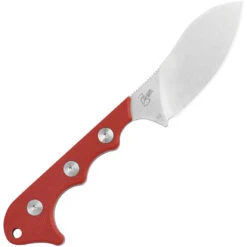 QSP Knife Neckmuk Fixed Blade Neck Knife Red G10 D2 Steel W/ Sheath 125G -Elite Knives Shop QS125G add 03