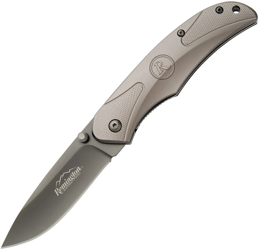 Remington Sportsman FAST A/O Grey Linerlock Folding Pocket Knife 11508 1 Remington Sportsman FAST A/O Grey Linerlock Folding Pocket Knife 11508