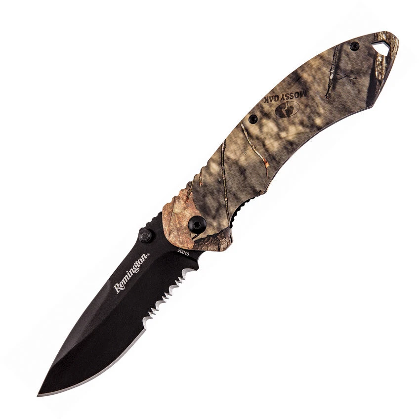 Remington FAST 2.0 Linerlock Mossy Oak Camo A/O Assisted Open Folding Knife 20010 1 Remington FAST 2.0 Linerlock Mossy Oak Camo A/O Assisted Open Folding Knife 20010