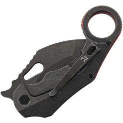 Revo K9 Karambit Black Folding Stonewashed Pocket Knife 006blk -Elite Knives Shop REV006BLK add 01