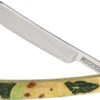 Rough Rider Whitetail Deer Artwork Bone Handle Stainless Folding Razor 1558