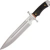 Rough Rider Highland Bowie 16.25" Fixed Blade Full Tang Black G10 Knife 1730