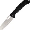 Rough Ryder Sous Chef Santoku Lockback Black Aluminum Folding VG-10 Knife 2539