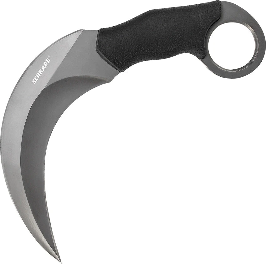 Schrade 8.5" Shasta McNasty Fixed Blade Knife Full Tang Dual Edged Karambit 112 1 Schrade 8.5" Shasta McNasty Fixed Blade Knife Full Tang Dual Edged Karambit 112