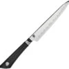 Shun Sora Utility Black Smooth TPE VG-10 Stainless Kitchen Knife VB0701