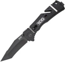 SOG Trident Elite Piston Lock Assisted Opening A/O 8.75" Folding Aus8 Knife 104cp