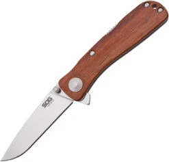SOG Twitch II Assisted Opening A/O Rosewood Handle Folding Knife Twi17cp