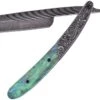 Frost Cutlery Abalone Handle Folding Black Stonewash Finish Blade Razor SW177AB