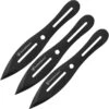 Smith & Wesson Set Of Three Black 2Cr13 Fixed Blade Throwing Knives TK8BCP