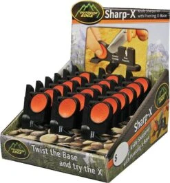 Outdoor Edge 18pc Knife Sharpeners W/ Sharp-X Countertop Display SXD18
