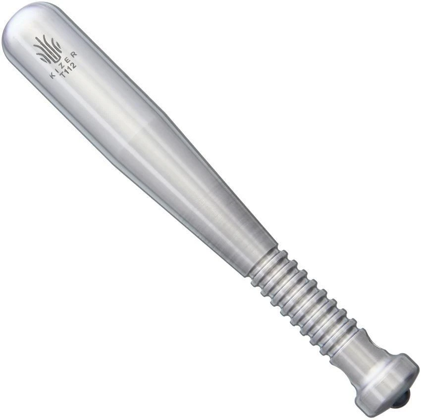 Kizer Cutlery Bat Glassbreaker Solid Titanium 4" W/ Lanyard Hole T112 1 Kizer Cutlery Bat Glassbreaker Solid Titanium 4" W/ Lanyard Hole T112