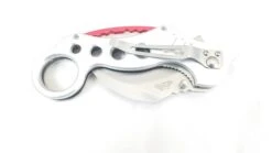 Tac Force Karambit Style Silver Aluminum Rescue Tactical Pocket Knife - 578s -Elite Knives Shop TF578SF