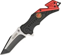 TAC FORCE SPRING ASSISTED FIRE DEPT RESCUE KNIFE - 640FD
