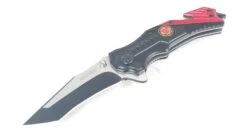 TAC FORCE SPRING ASSISTED FIRE DEPT RESCUE KNIFE - 640FD -Elite Knives Shop TF640FDB