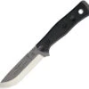 TOPS Fieldcraft Brothers Bushcraft Fixed Hunter Blade Black Knife BROS154BLK10