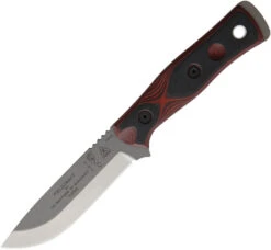 TOPS 10" Fieldcraft BOB Fixed Hunter Blade Red & Black Handle Knife BROS154RB
