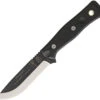 TOPS Fieldcraft BOB Hunter Fixed Blade Black G10 Handle Knife + Sheath BROSBLK10