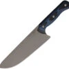 TOPS Dicer Chefs Blue/Black Smooth G10 S35VN Fixed Blade Knife DCR801