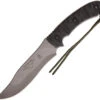 TOPS Knives 13" Longhorn Fixed Bowie Blade Black Handle Knife + Sheath LONGBRMT