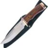 Frost Trophy Stag Pakkawood Handle Stainless Fixed Bowie W/ Belt Sheath TS177