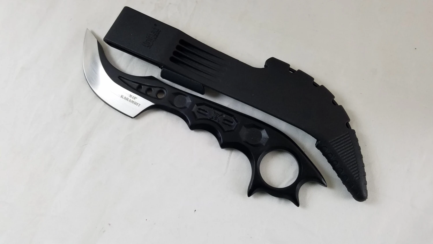 UNITED Cutlery Tactical Black M48 MAGNUM Fixed Karambit Knife + Sheath - 3102 7 UNITED Cutlery Tactical Black M48 MAGNUM Fixed Karambit Knife + Sheath - 3102 - Image 7