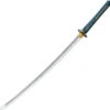 United Cutlery Shikoto Teal Katana 39.5" T10 Sword + Wooden Storage Box 3237