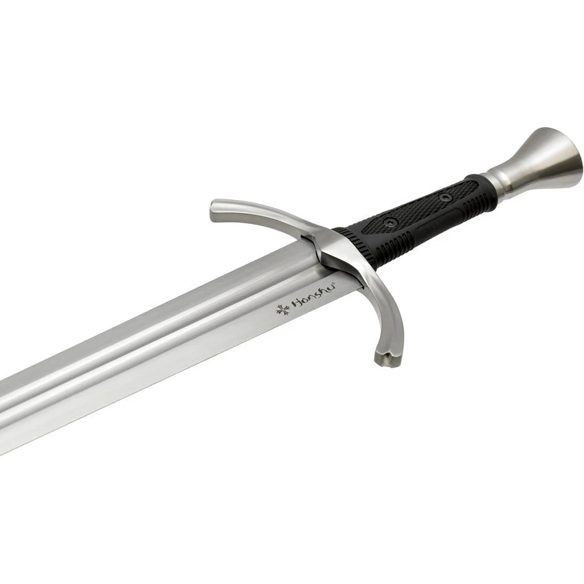 United Cutlery Single Handed Broadsword Black 1060HC Steel W/ Scabbard 3451 5 United Cutlery Single Handed Broadsword Black 1060HC Steel W/ Scabbard 3451 - Image 5