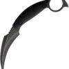 Valhalla Combat Tactical Nidhogger Karambit G10 1095HC Fixed Blade Knife 004BLK