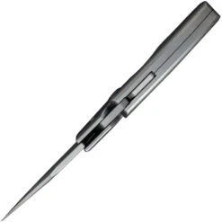 We Knife Typhoeus Folding Push Dagger Knife Gray Titanium CPM-20CV W/ Sheath 21036B2 -Elite Knives Shop WE21036B2 add 05