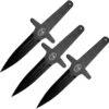 World Knife Throwing League Merlin Black Stainless 3pc Throwing Knives Set 003