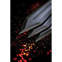 World Knife Throwing League Lancelot Black Stainless 3pc Throwing Knives Set 004 -Elite Knives Shop WKTL004 add 02