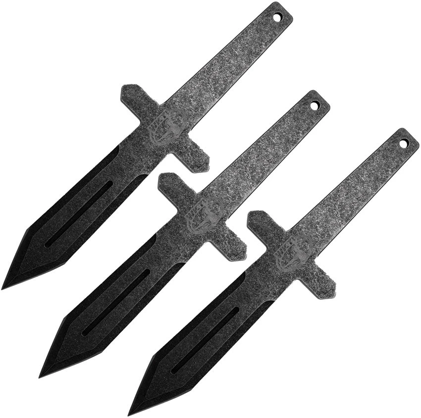 World Knife Throwing League Barbarian Stainless 3pc Throwing Knives Set 007 1 World Knife Throwing League Barbarian Stainless 3pc Throwing Knives Set 007
