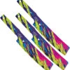 Toro Knives Besito Graffiti Multi-Colored Design 3 Throwing Cleavers Pack 077