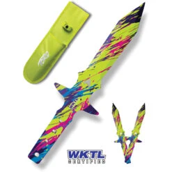 Toro Knives Barbaro Graffiti Artwork Stainless 3pc Throwing Knives Set 078 -Elite Knives Shop WKTL078 add 02