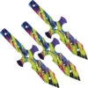 Toro Knives Muerto Graffiti Artwork Stainless 3pc Throwing Knives Set 079