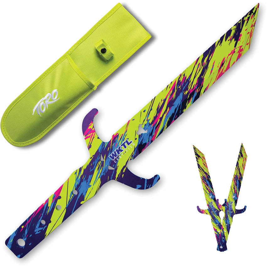 Toro Knives Diablo Graffiti Artwork Stainless 3pc Throwing Knives Set 082 3 Toro Knives Diablo Graffiti Artwork Stainless 3pc Throwing Knives Set 082 - Image 3