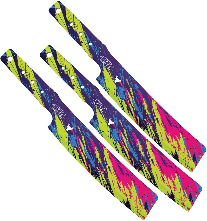 Toro Knives Besito Slim Graffiti Multi-Colored 3 Throwing Cleavers Pack 083 1 Toro Knives Besito Slim Graffiti Multi-Colored 3 Throwing Cleavers Pack 083