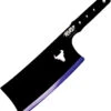 Toro Knives Besito Purple & Black 3Cr13 Steel Devil Art Throwing Cleaver 084