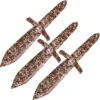 World Knife Throwing League Highlander Camo 3Cr13 3 Knife Pack 137