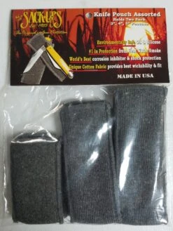Other Sack Ups 6 Pack 3" 4" 5 Knife Protector Series Variety Pouches Made In USA AC803
